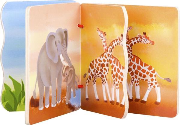 Classic World Ahşap Hayvan Ailesi Kitabım Kız Erkek Çocuk Oyuncak Eğitici Oyuncaklar - Image 1