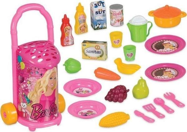 Dede Barbie Pazar Arabası Kız Erkek Çocuk Oyuncak Eğitici Oyuncaklar - Image 1