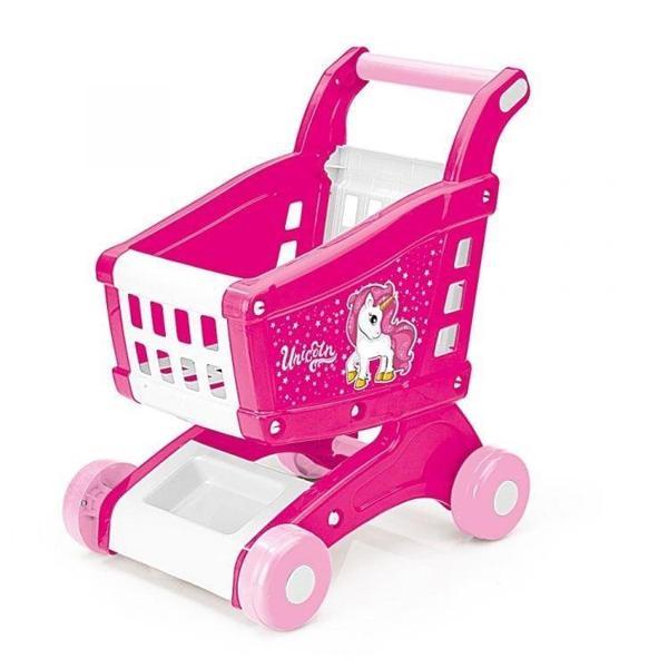 Dolu Unicorn Market Arabası Kız Erkek Çocuk Oyuncak Eğitici Oyuncaklar - Image 1