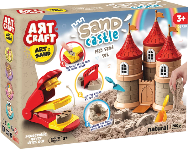 Peri Masalı Oyun Kum Set 750 Gr Kız Erkek Çocuk Oyuncak Eğitici Oyuncaklar - Image 1