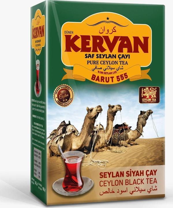 Kervan Saf Seylan Çayı Barut 555 (Yeşil) - Image 1