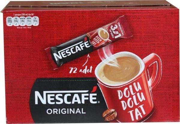 Nescafe 3'ü 1 Arada Phnx 72 Adet 17,5 gr - Image 1
