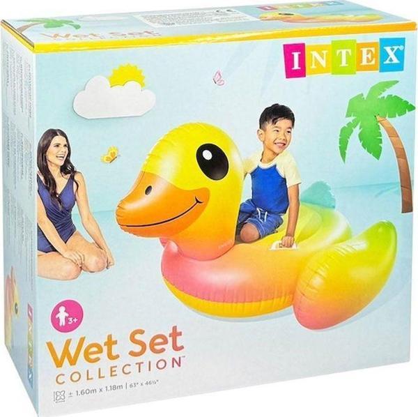 IBN57556 İntex Ördek Binici Tutmaçlı Ada Kız Erkek Çocuk Oyuncak Eğitici Oyuncaklar - Image 1