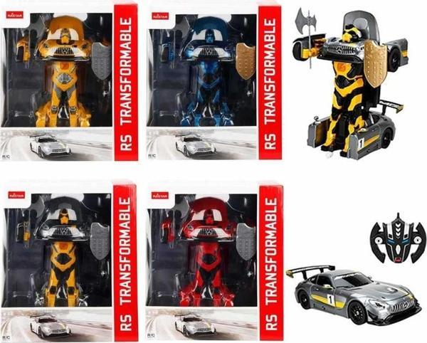 Mercedes Benz AMG GT3 Dönüşebilen Uzaktan Kumandalı Sesli ve Işıklı Araba Kız Erkek Çocuk Oyuncak Eğ - Image 1