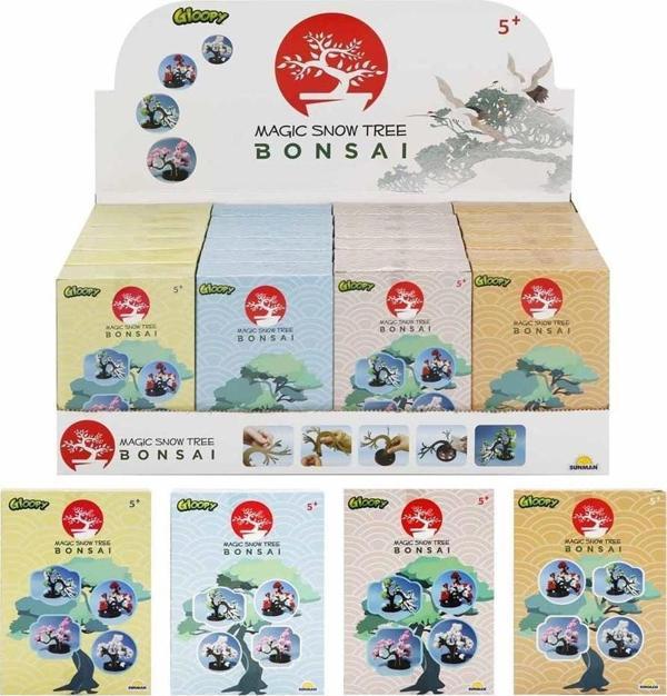 Gloopy Sihirli Kar Ağacı Bonsai Yapım Seti Kız Erkek Çocuk Oyuncak Eğitici Oyuncaklar - Image 1