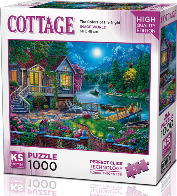 KS Games The Colors of the Night Puzzle 1000 Parça 20680 Kız Erkek Çocuk Oyuncak Eğitici Oyuncaklar - Image 1