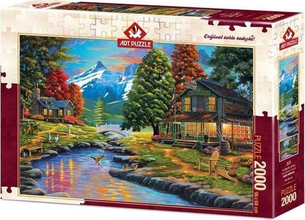 4575 Art Puzzle İki Yaka Bir Orman 2000 parça Puzzle / +15 yaş Kız Erkek Çocuk Oyuncak Eğitici Oyunc - Image 1