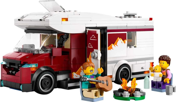 LEGO City Tatil Macera Karavanı 60454 Kız Erkek Çocuk Oyuncak Eğitici Oyuncaklar - Image 1