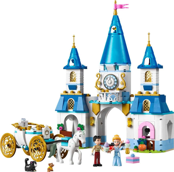 LEGO Disney Princess Sindirella’nın Şatosu ve At Arabası 43275 Kız Erkek Çocuk Oyuncak Eğitici Oyunc - Image 1