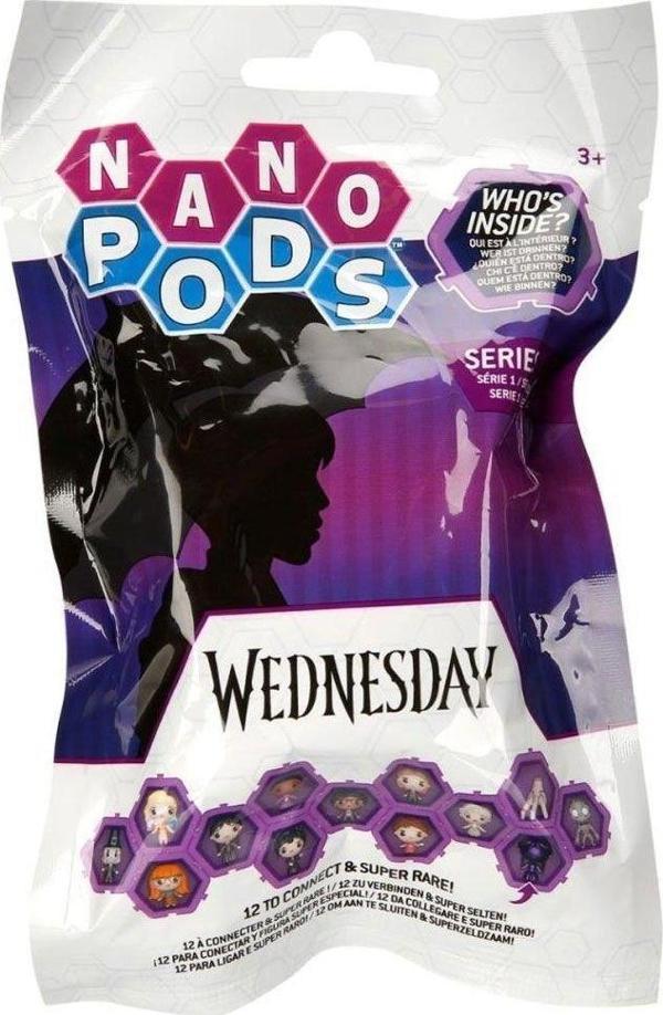 402788 Wednesday Nano Kapsül Figür Sürpriz Paket -Sunman Kız Erkek Çocuk Oyuncak Eğitici Oyuncaklar - Image 1