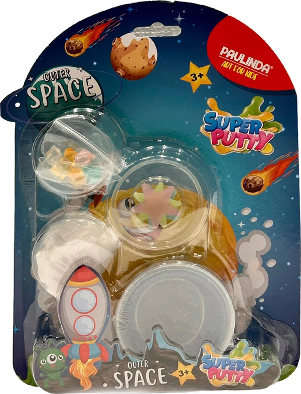 Paulinda Slime Super Putty Outer Space 80 ml S00095549 Kız Erkek Çocuk Oyuncak Eğitici Oyuncaklar - Image 1