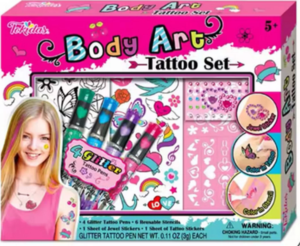 Tokidas Dövme Seti Kız Erkek Çocuk Oyuncak Eğitici Oyuncaklar - Image 1