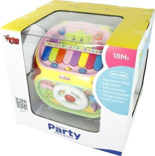 BAO-1406 EĞİTİCİ AKTİVİTE KÜPÜ -VRD Kız Erkek Çocuk Oyuncak Eğitici Oyuncaklar - Image 1