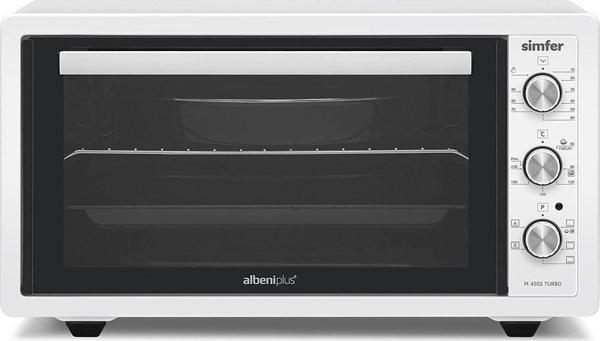 Noip Simfer M4502 Mini Fırın, 1400 W, 45 Lt, Metal, Beyaz - Image 1