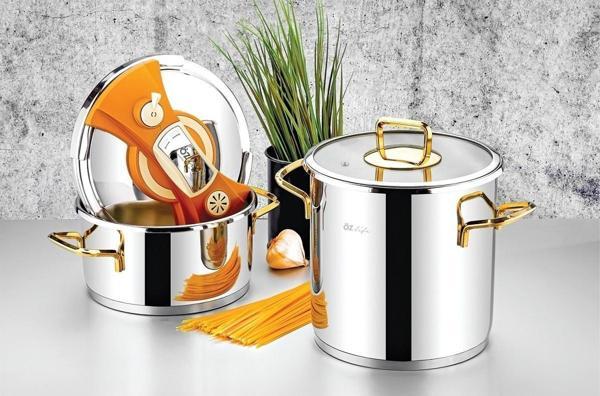 Özlife Dolce 4 Parça Sade Gold Düdüklü Seti - Image 1