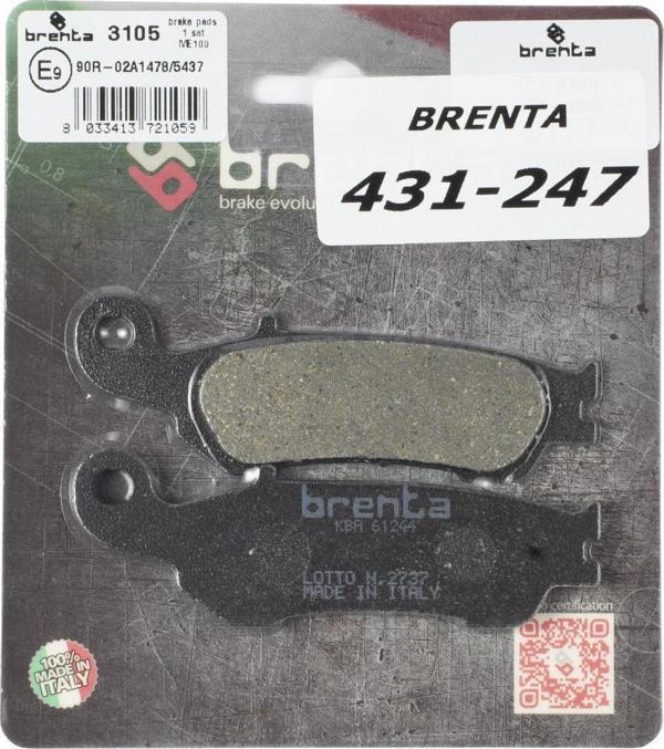 Brenta FT 3105 Organik Fren Balatası - Image 1