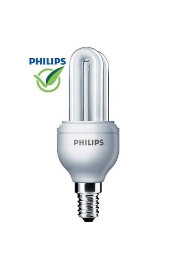 Philips 8W E14 Beyaz Tasarruf Ampül Ince Duy - Image 1