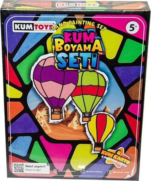 5454 Kumtoys Kum Boyama Seti Kız Erkek Çocuk Oyuncak Eğitici Oyuncaklar - Image 1