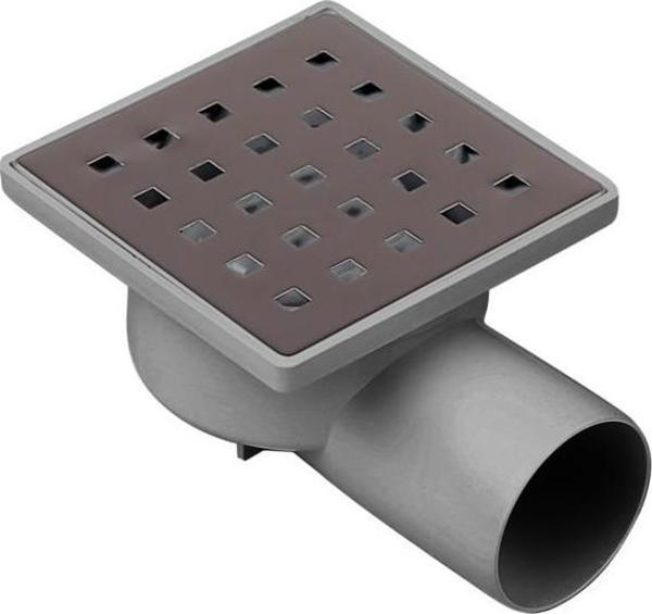 Tema Yandan Çıkışlı Yer Sifonu 10x10cm 32mm - Image 1