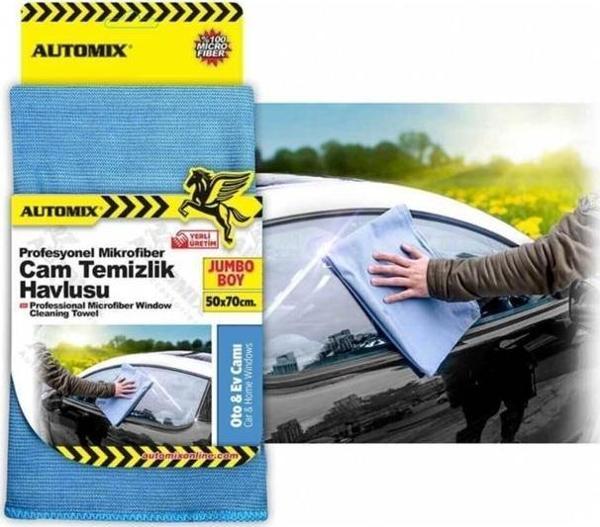 Automix Cam Temizlik Bezi 50x50cm - Image 1