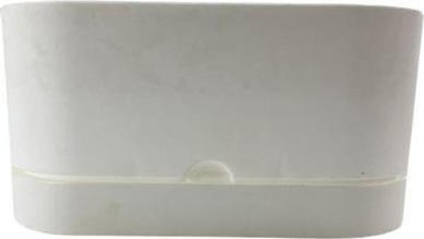 Poliwork Begonya Balkon Saksısı 300x140mm  Antrasit - Image 1