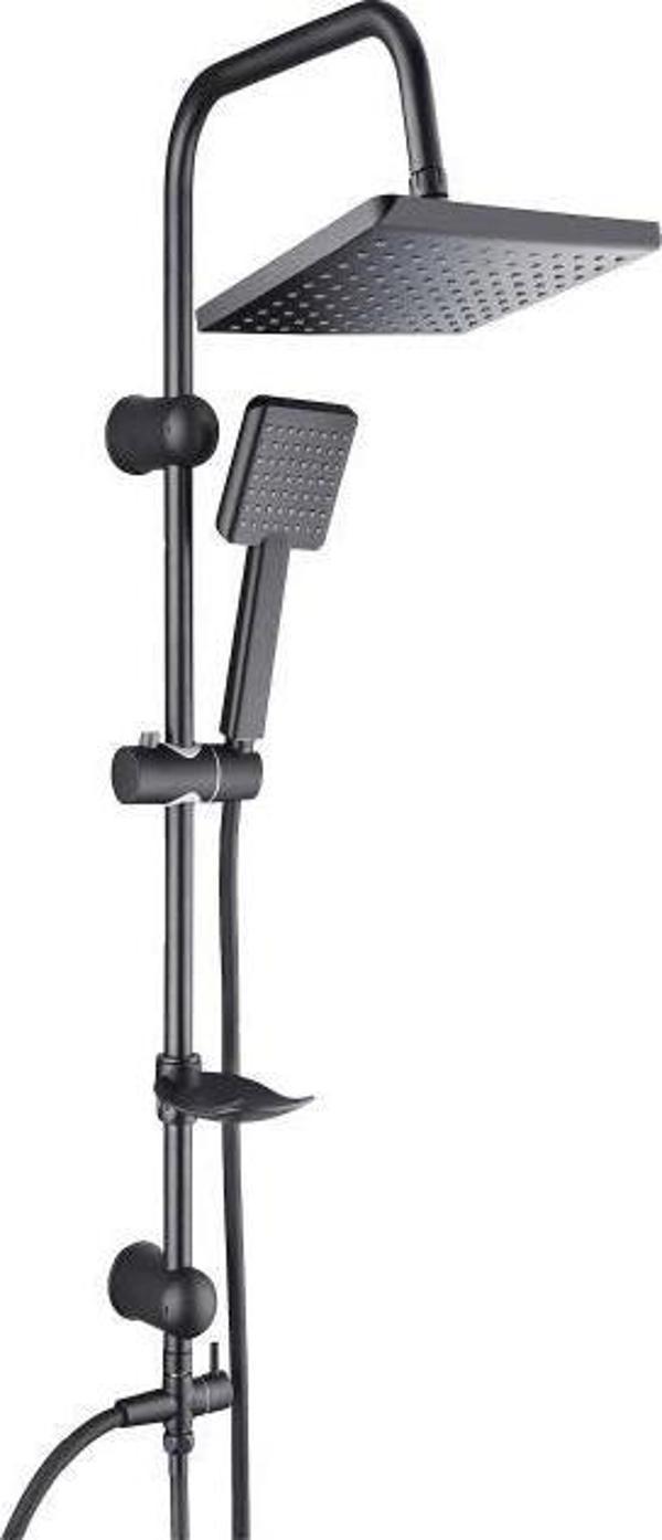 Tema Rain Tetra Siyah Tepe Duş Seti  - Image 1