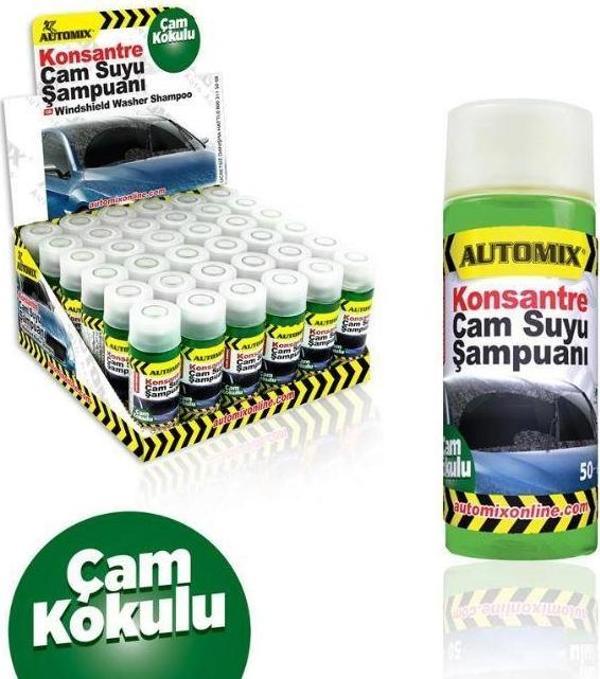 Automix Konsantre Şampuanlı Cam Suyu 50ml - Image 1