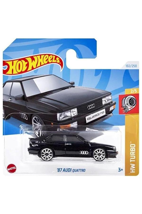 Hot Wheels ‘87 Audi Quattro - Siyah (1/64) 2024 Serisi - Image 1