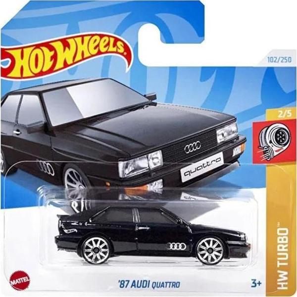 Hot Wheels ‘87 Audi Quattro - Siyah (1/64) 2024 Serisi - Image 1