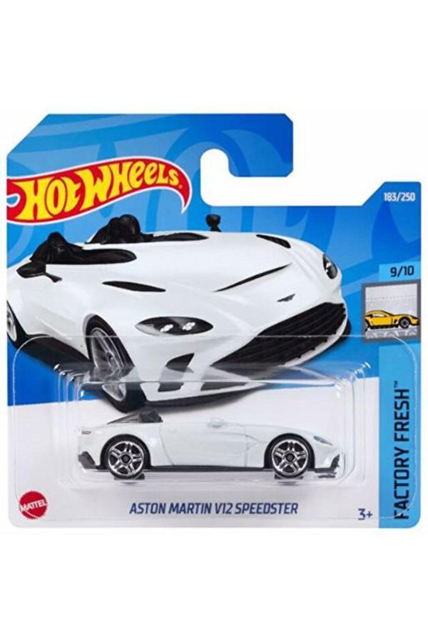 Hot Wheels Aston Martin V12 Speedster - Beyaz (1/64) 2022 Serisi - Image 1