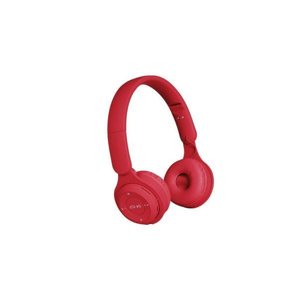 Sunix 120 Saat Bekleme Süreli V5.0 Kulak Üstü Bluetooth Kulaklık Kırmızı BLT-150 - Image 1