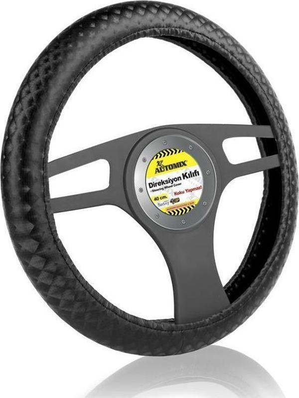 Automix Direksiyon Kılıfı 3 Boyutlu Siyah  - Image 1