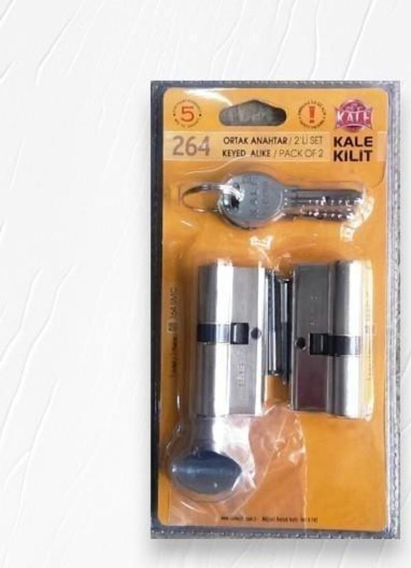 Kale Kilit 264 İkili Pas Sistem SN+SM Barel Silindir 68mm - Image 1