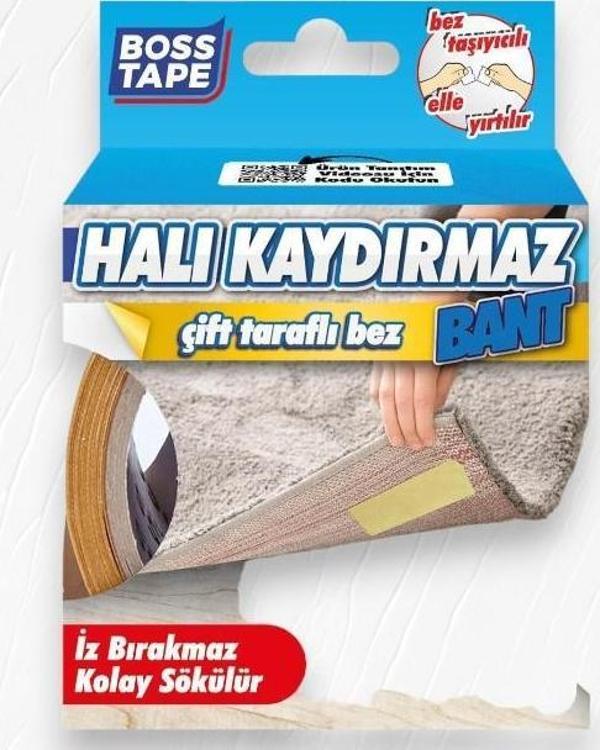 Boss Tape Çift Taraflı Halı Sabitleme Bandı 50mm X 5mt - Image 1