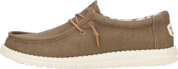 Erkek Oxford ( Klasik) HD.41873-267 Hey Dude Wally Waxed Canvas Walnut - Image 1