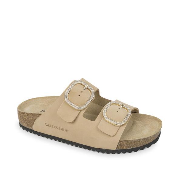 Kadın Terlik VG1571TK Valleverde Nabuk Slipper Corda - Image 1