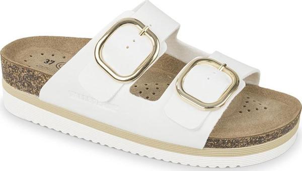 Kadın Terlik VG4801T Valleverde Nabuk Slipper Bianco - Image 1