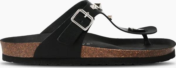 Kadın Terlik ROASTAD GUIZA G105613 Genuins Vegan Black - Image 1