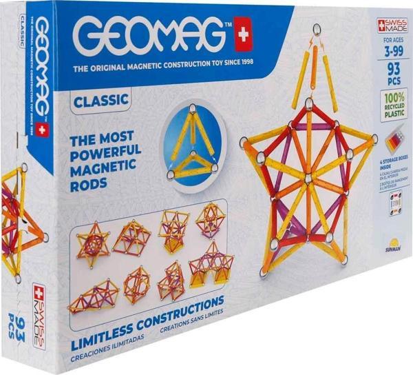 Geomag Classic Manyetik Zeka Oyunu 93 Parça Eğitici Yetenek Geliştiren Oyuncak - Image 1