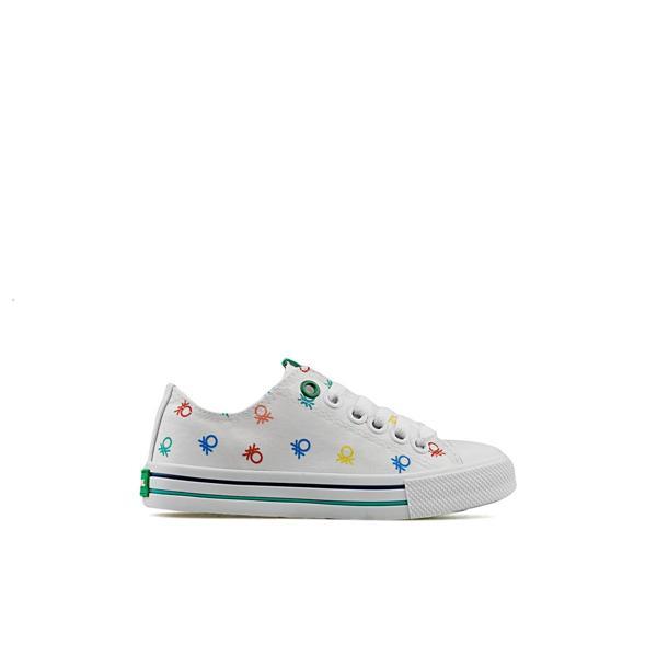 Bennetton Erkek Çocuk Spor BN-30186 Benetton 19-Beyaz - Image 1