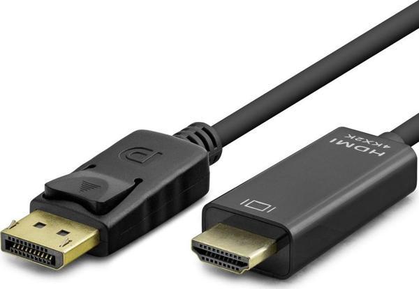 Dısplay To HDMI Kablo 4K 30Hz 3M Siyah HDX7797 - Image 1