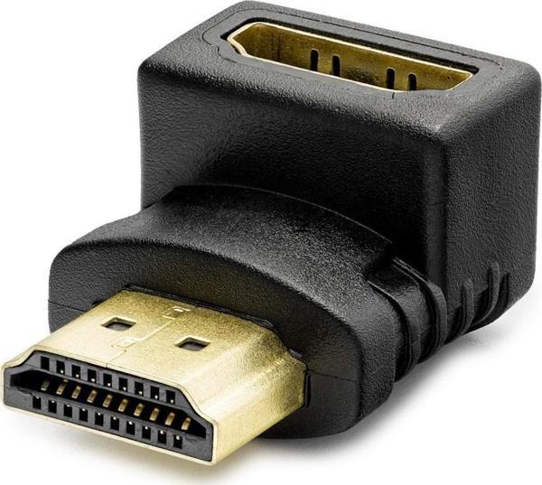Hdmı To Hdmı F Çevirici L Tip Siyah HDX1258 - Image 1