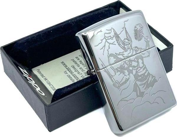 Zippo High Polish Chrome Thor Dizayn Çakmak - Image 1