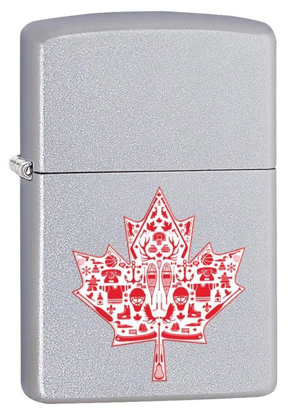 Zippo Maple Leaf - Akçaağaç Yaprağı Dizayn Çakmak - Image 1