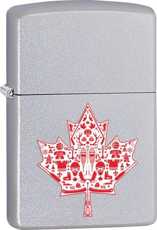 Zippo Maple Leaf - Akçaağaç Yaprağı Dizayn Çakmak - Image 1