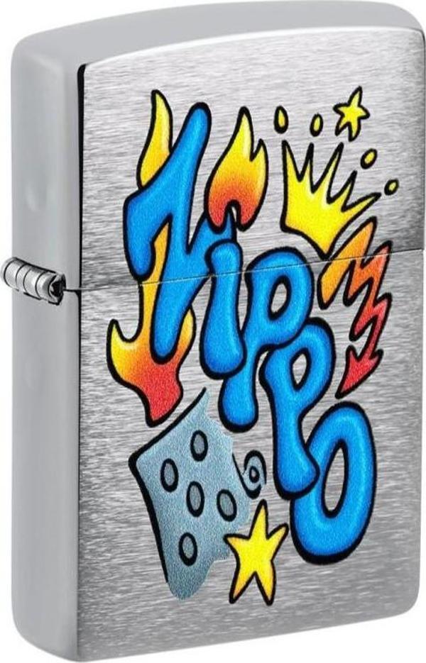 Zippo Old School Graffiti Dizayn Çakmak - Image 1