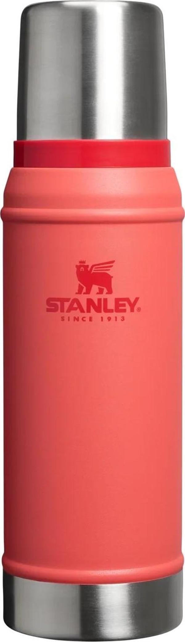 Stanley Klasik Vakumlu Paslanmaz Çelik Termos 0.75 LT - Hot Coral - Image 1