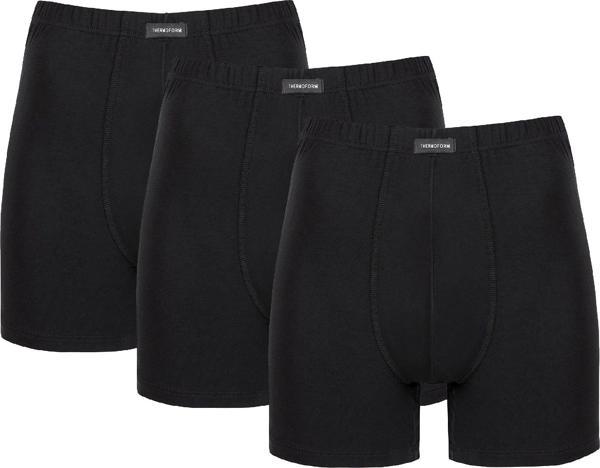 Thermoform Bambu Erkek Şort Siyah 3'lü Paket - Image 1