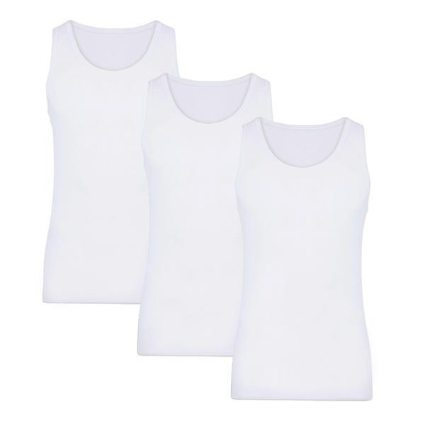Thermoform Bambu Erkek Atlet Beyaz 3'lü Paket - Image 1