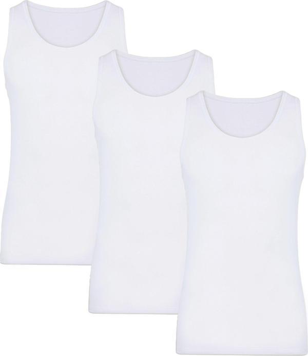 Thermoform Bambu Erkek Atlet Beyaz 3'lü Paket - Image 1